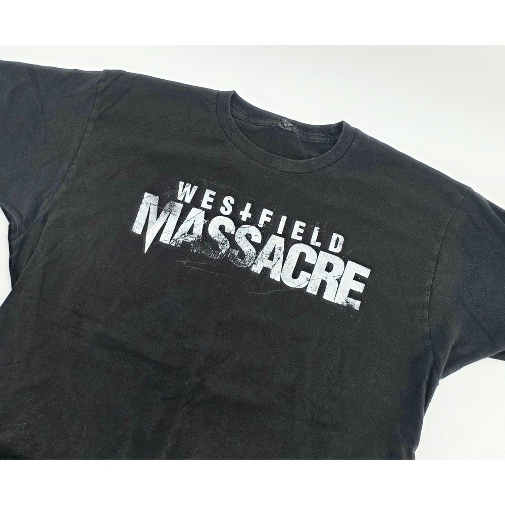 Westfield Massacre T-Shirt Goth Metal Band Size XL Mens Black Short Sleeve